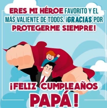 Feliz cumpleaños Papa