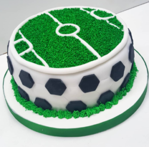 torta de estadio de fútbol